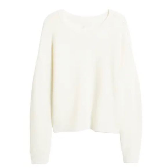 Caslon Shoulder Button Sweater - Picture 5 of 12